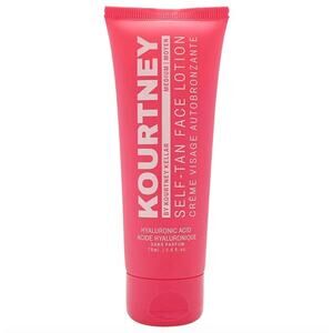 Kourtney Self-Tan Face Lotion Gradual Hyaluronic Acid Vegan Cruelty Free Medium